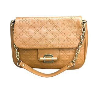 Antonio Melanie Tan Leather shoulder Bag
